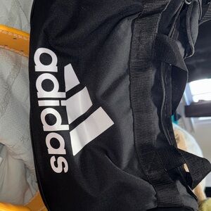 adidas Black Logo Belt Bag with Adjustable Strap